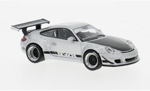 Modellautos Porsche 997 RWB 1/64 Pop Race silber 1:64 Porsche 997 RWB 1/64 Pop Race silber 1:64 modellautos