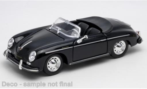 Porsche 356 1/24 Welly A Speedster schwarz 1:24 modellautos