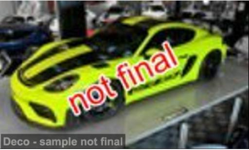 Porsche Cayman GT4 1/43 Solido 718 RS gr&uuml;n/schwarz 1:43