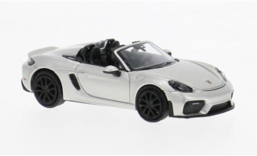 Porsche 718 1/87 Minichamps Spyder (981) silber 2019 1:87 modellautos