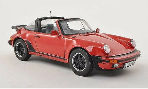 Porsche 911 Turbo 1/18 Norev 3.3 Targa rot 1987 modellautos