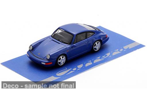 Porsche 964 1/64 Spark 911  3.6 RS blau/grau 1992 1:64 modellautos