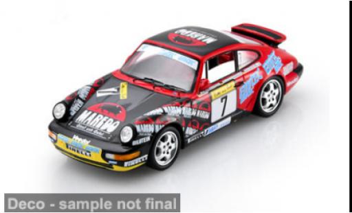 Porsche 964 RS 1/43 Spark 911  Carrera Dekor 24h N&Atilde;&frac14;rburgring 1992 #7 W.R&Atilde;&para;hrl/A.Bovensiepen 1:43 modellautos