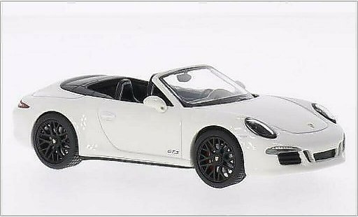 Porsche 911 GTS 1/43 Schuco Carrera Cabrio weiss/schwarz 2014 modellautos