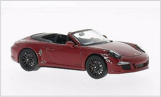 Porsche 911 GTS 1/43 Schuco Carrera Cabrio rot 2014 modellautos