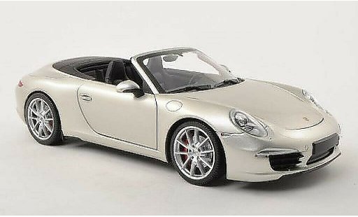 Porsche 911 S 1/18 Minichamps Carrera Cabrio grau 2011 modellautos