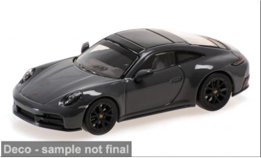 Porsche 992 1/64 Minichamps 911 (.2) Carrera grau 2025 1:64 modellautos
