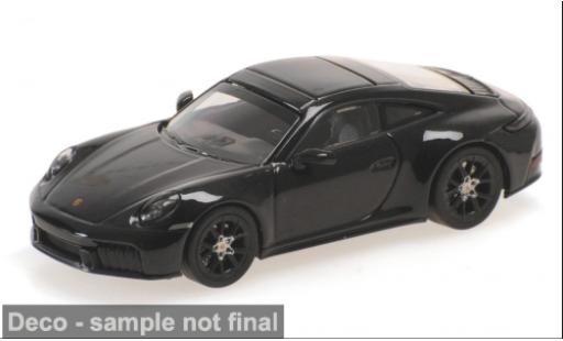 Porsche 992 GTS 1/64 Minichamps 911 (.2) Carrera schwarz 2025 1:64 modellautos