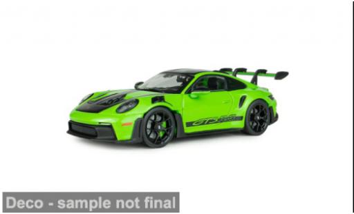 Modellautos Porsche 992 GT3 R 911  S gr&Atilde;&frac14;n/schwarz 2023 1/43 Solido