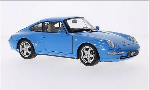 Porsche 911 Carrera 1/18 Autoart blau 1995 modellautos