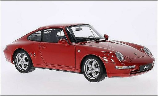 Porsche 911 Carrera 1/18 Autoart rot 1995 modellautos