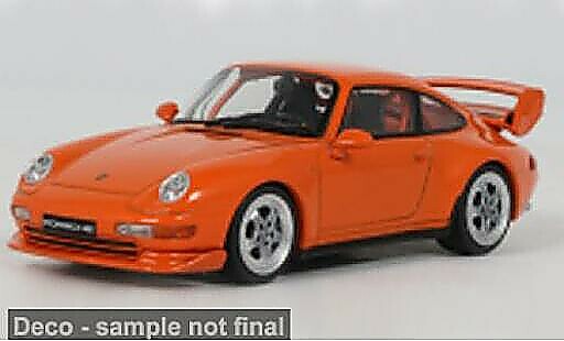 Modellautos Porsche 993 911  RS Clubsport orange 1995 1/43 Solido