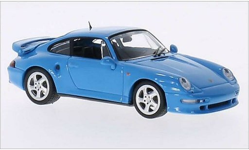 Porsche 911 Turbo S 1/43 Minichamps 3.6 blau 1998 modellautos