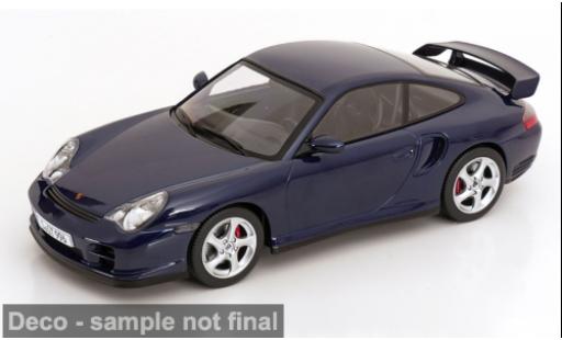 Modellautos Porsche 996 GT2 911  blau 2001 1/18 KK Scale