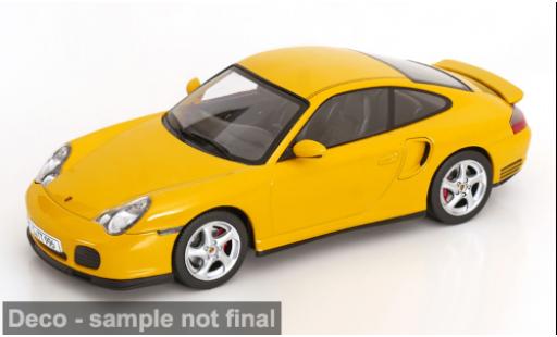 Porsche 996 Turbo 1/18 KK Scale 911  gelb 2000 1:18 modellautos