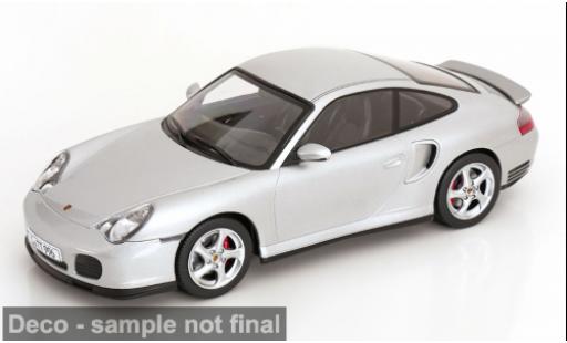 Porsche 996 Turbo 1/18 KK Scale 911  silber 2000 1:18 modellautos