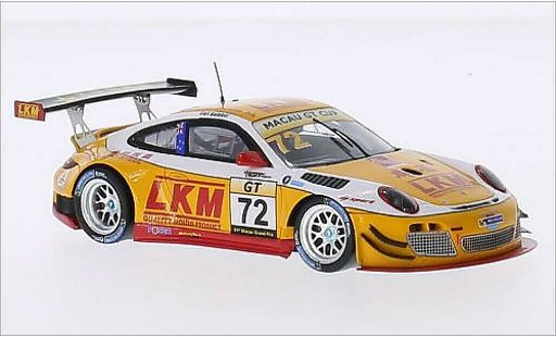 Porsche 911 GT3 1/43 Spark R No.72 LKM GT Cup GP Macau 2014 modellautos