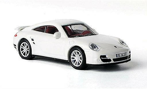 Porsche 911 Turbo 1/87 Schuco weiss modellautos