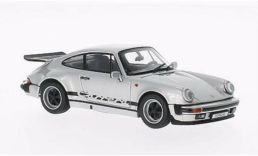 Porsche 911 Carrera 1/43 Kyosho 3.2 grau mit schwarzer Dekoration 1975 modellautos