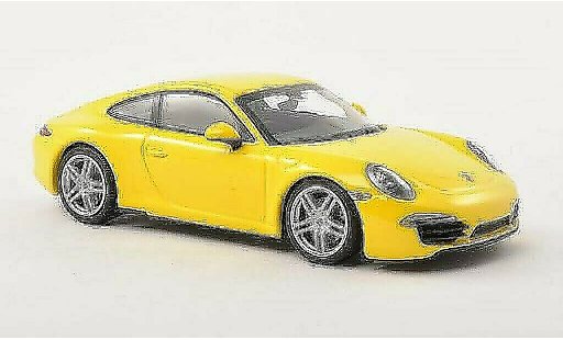 Porsche 911 Carrera 1/43 Minichamps gelb 2012 modellautos
