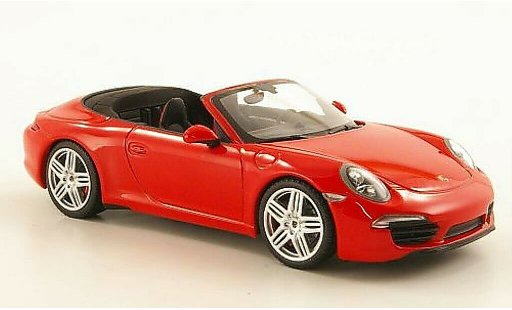 Porsche 911 Carrera 1/43 Minichamps Cabrio rot 2011 modellautos