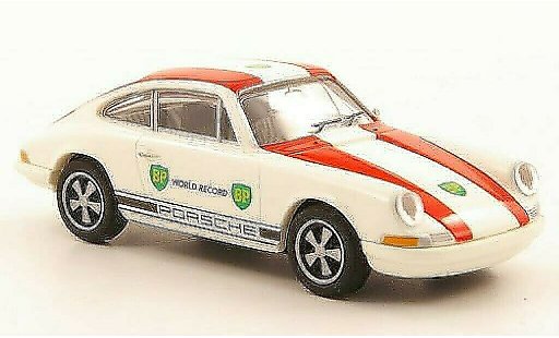 Porsche 911 Base 1/87 Brekina Coupe BP World Record modellautos
