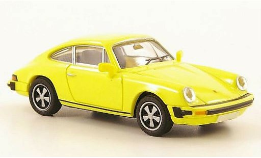 Porsche 911 Base 1/87 Brekina Coupe (G-Reihe) gelb modellautos