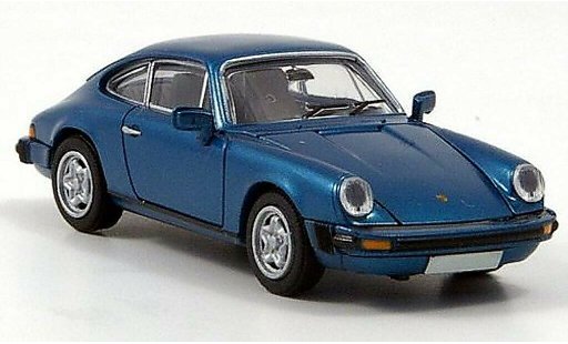 Porsche 911 Base 1/87 Brekina Coupe blau modellautos