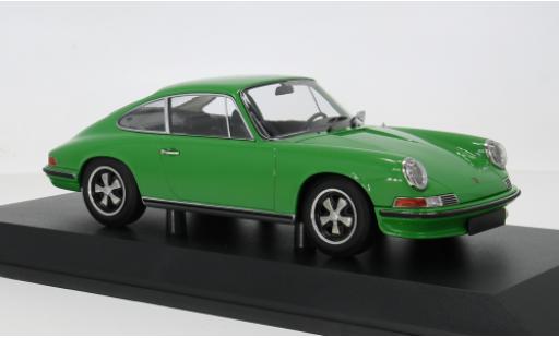 Modellautos Porsche 911 Base gr&Atilde;&frac14;n 1972 1/18 Minichamps