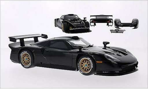 Porsche 911 Base 1/18 Autoart GT 1 schwarz 1997 modellautos