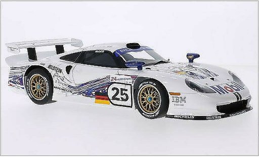 Porsche 911 GT1 1/18 Autoart No.25 24h Le Mans 1997 modellautos