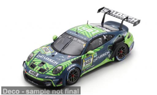Porsche 992 GT3 1/43 Spark 911 Cup  24h N&uuml;rburgring 2025 LOSCH Motorsport by BLACK FALCON #948 T.M&uuml;ller/N.Nagelsdiek 1:43