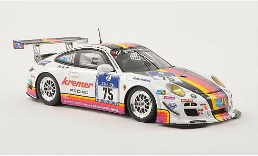 Porsche 911 GT3 CUP 1/43 Spark No.75 Kremer Racing 24h ADAC Nurburgring 2013 /M.Kalandrik modellautos