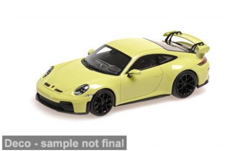 Modellautos Porsche 911 GT3 gelb 2025 1/43 Minichamps