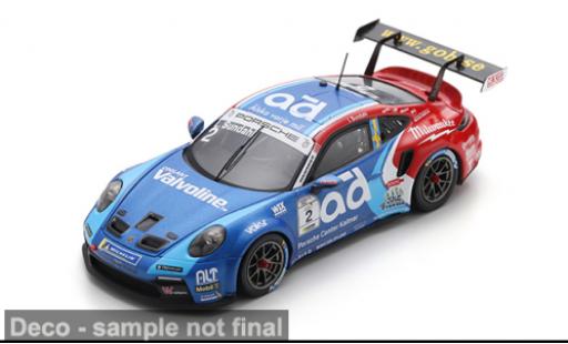 Porsche 911 1/43 Spark GT3 Carrera Cup Scandinavia 2024 #2 L.Sundahl 1:43 modellautos