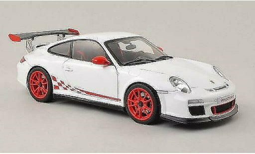 Porsche 911 GT3 1/18 Autoart 3.8 weiss/rot 2010 modellautos