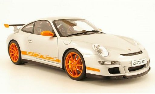 Porsche 911 GT3 1/12 Autoart grau/orange 2006 modellautos