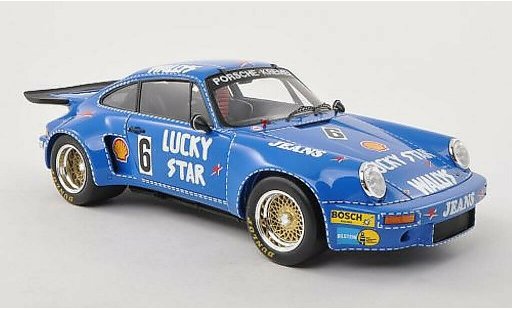 Porsche 911 RSR 1/18 Spark No.6 Wallys Jeans/Lucky Star Nurburgring 1974 modellautos