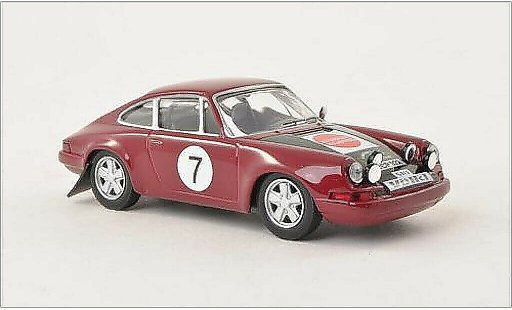 Porsche 911 S 1/43 IXO No.7 Rallye Bavaria 1970 modellautos