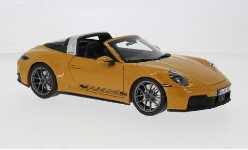 Porsche 911 1/18 Norev Targa 4 GTS gelb 2025 1:18 modellautos