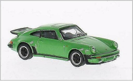 Porsche 911 Turbo 1/64 Schuco 3.0 mettalic gr&Atilde;&frac14;n modellautos