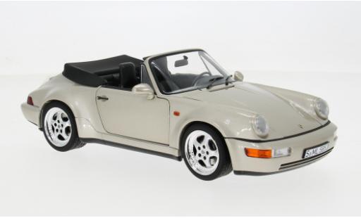 Modellautos Porsche 911 Turbo silber 1992 1/18 Norev
