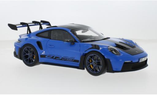 Porsche 992 GT3 1/18 Norev 912  blau 1:18 modellautos