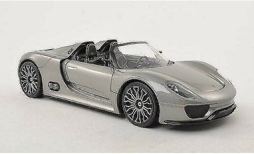 Porsche 918 Base 1/24 Welly Spyder grau modellautos