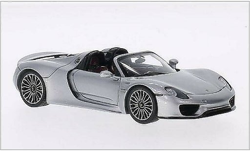 Porsche 918 Base 1/43 Spark Spyder grau 2014 modellautos