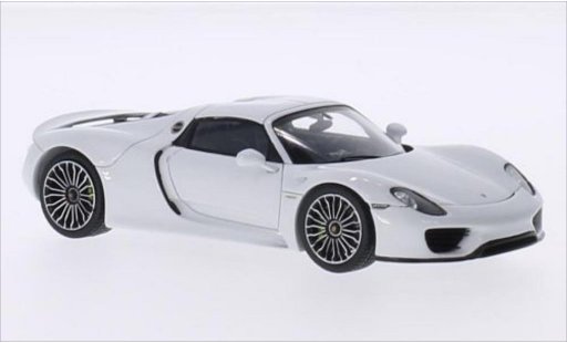 Porsche 918 Base 1/43 Spark Spyder weiss modellautos