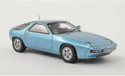 Porsche 928 Base 1/43 Spark blau 1977 modellautos
