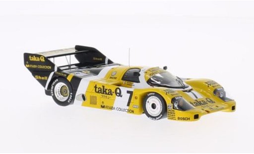 Porsche 956 1986 1/43 Spark No.7 Taka-Q 1000km Fuji /P.Ghinzani modellautos