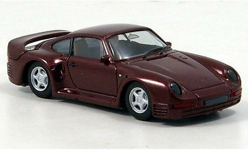 Porsche 959 Base 1/87 Herpa High Tech rot modellautos