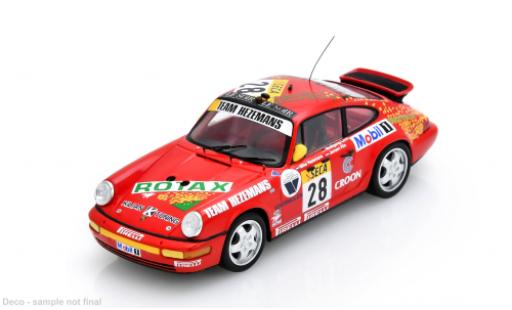 Porsche 964 1/43 Spark Carrera 2 24h Spa 1991 #28 M.Hezemans/J.Hin 1:43 modellautos